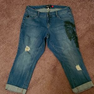 Torrid crop jeans